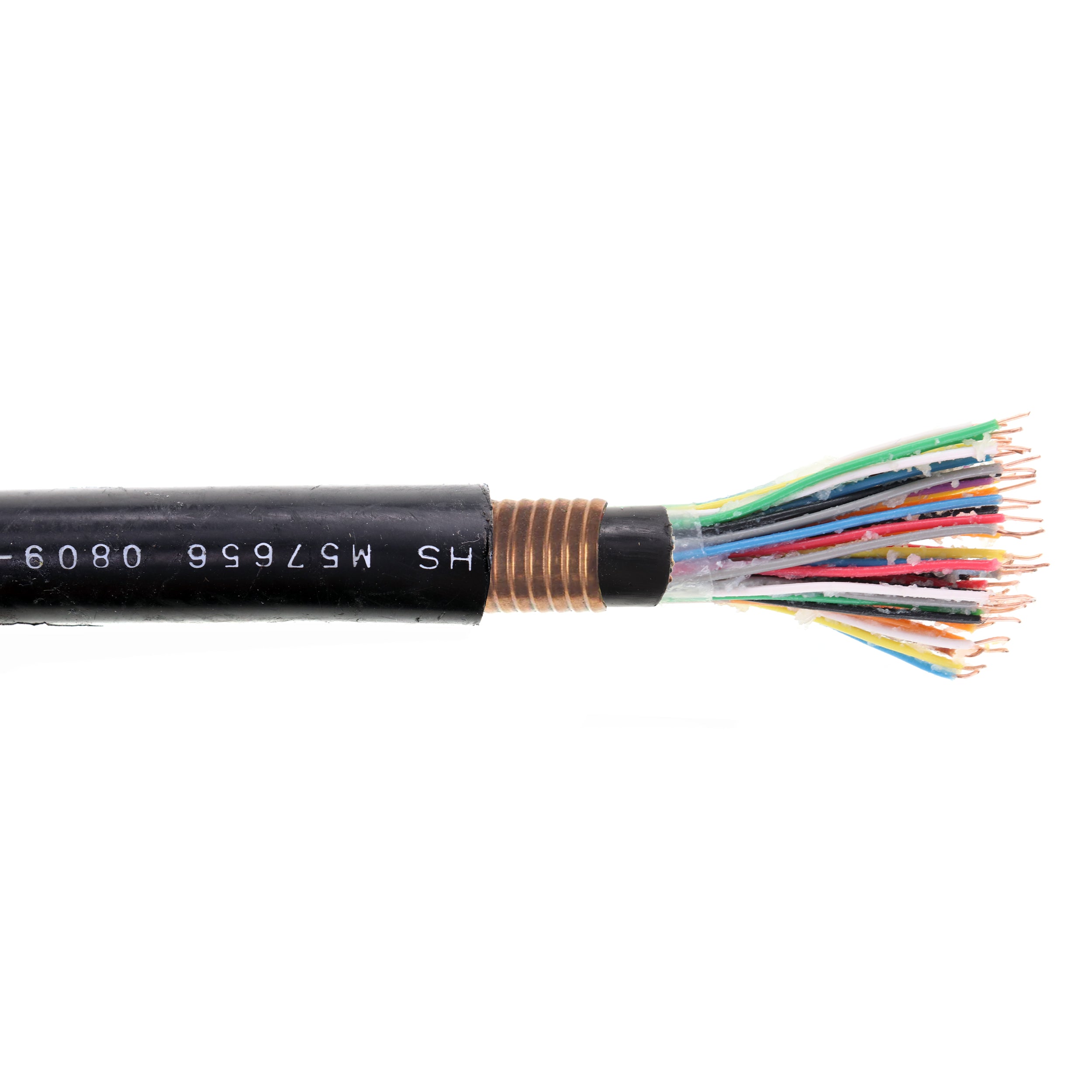 General Cable 7528136 25-Pair Gel-Filled OSP Cable, Copper PE-39 CBS 25/24, Per-Ft, Black