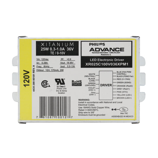 Advance Ballast XR025C100V036XPM1