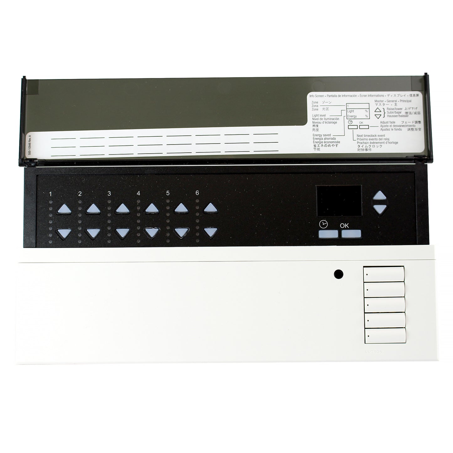 Lutron QSGRJ-6P-TWH