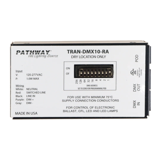 PathWay Lighting Products Inc. TRAN-DMX10-RA