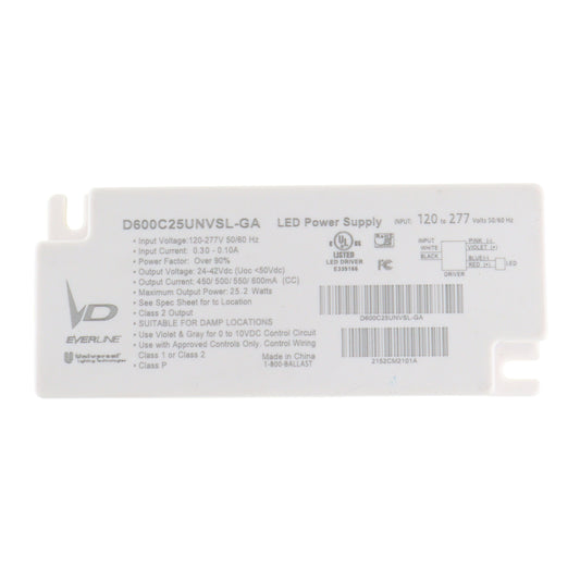 Universal Lighting Technologies D600C25UNVSL-GA030C