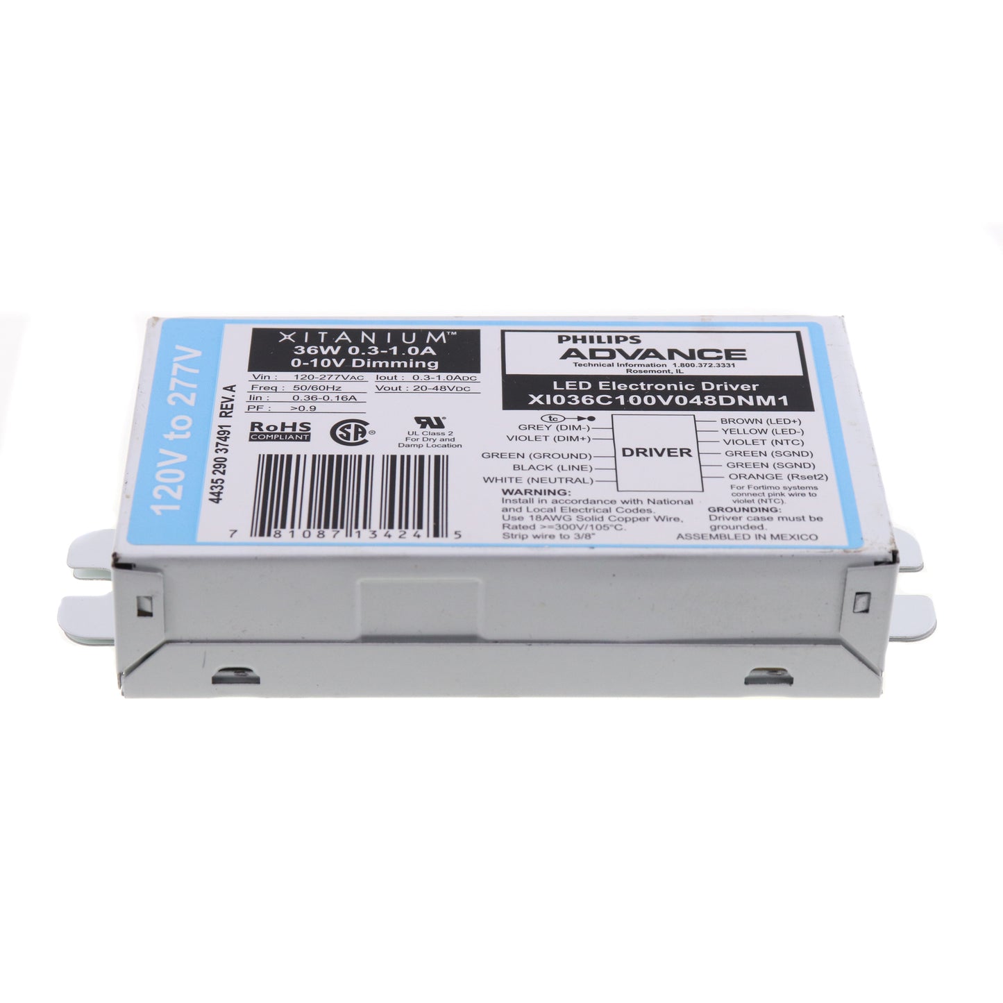 Advance Ballast XI036C100V048DNM1M