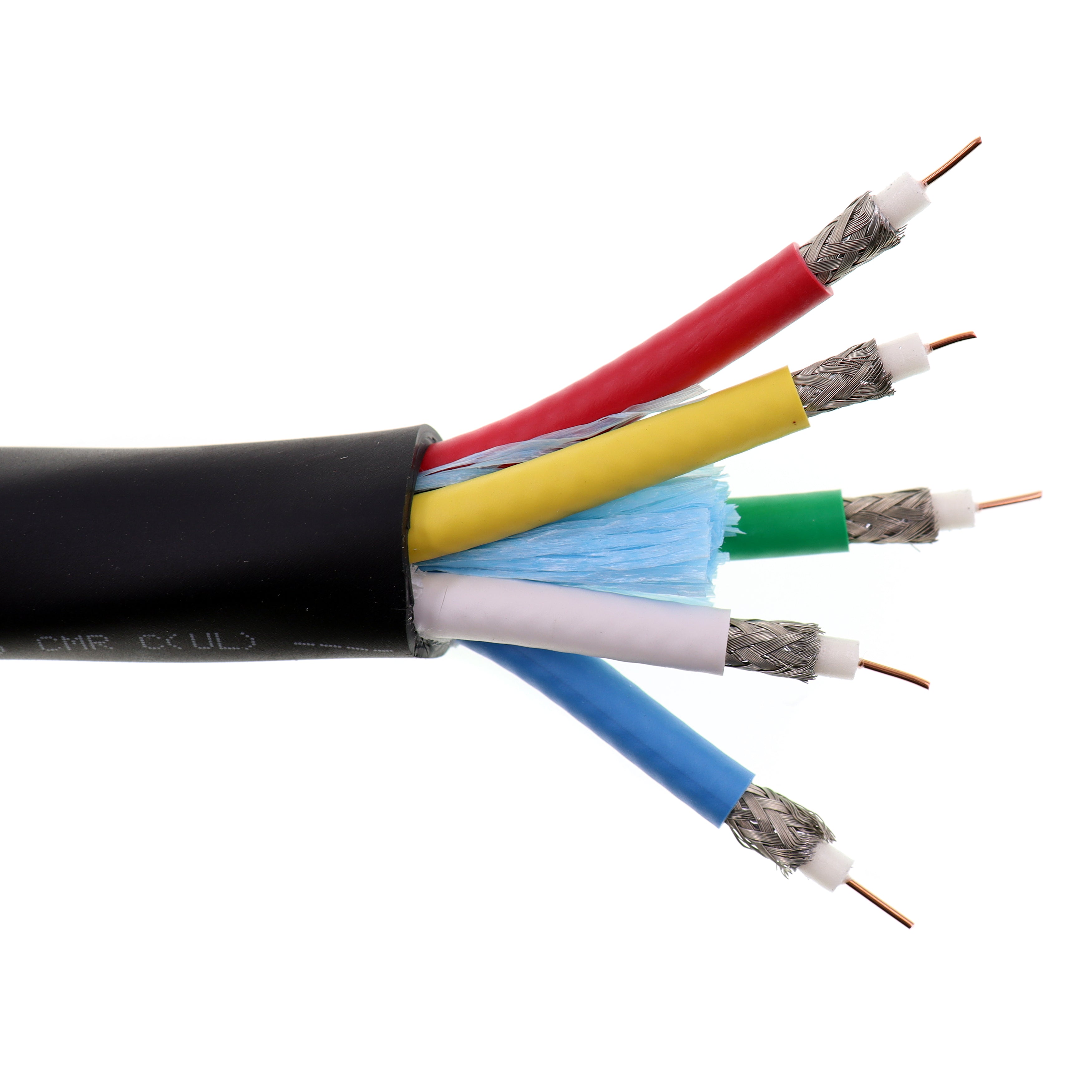 4 Core 24 Awg Cable 4 Core Shielded PVC Jacket OD 4.3mm