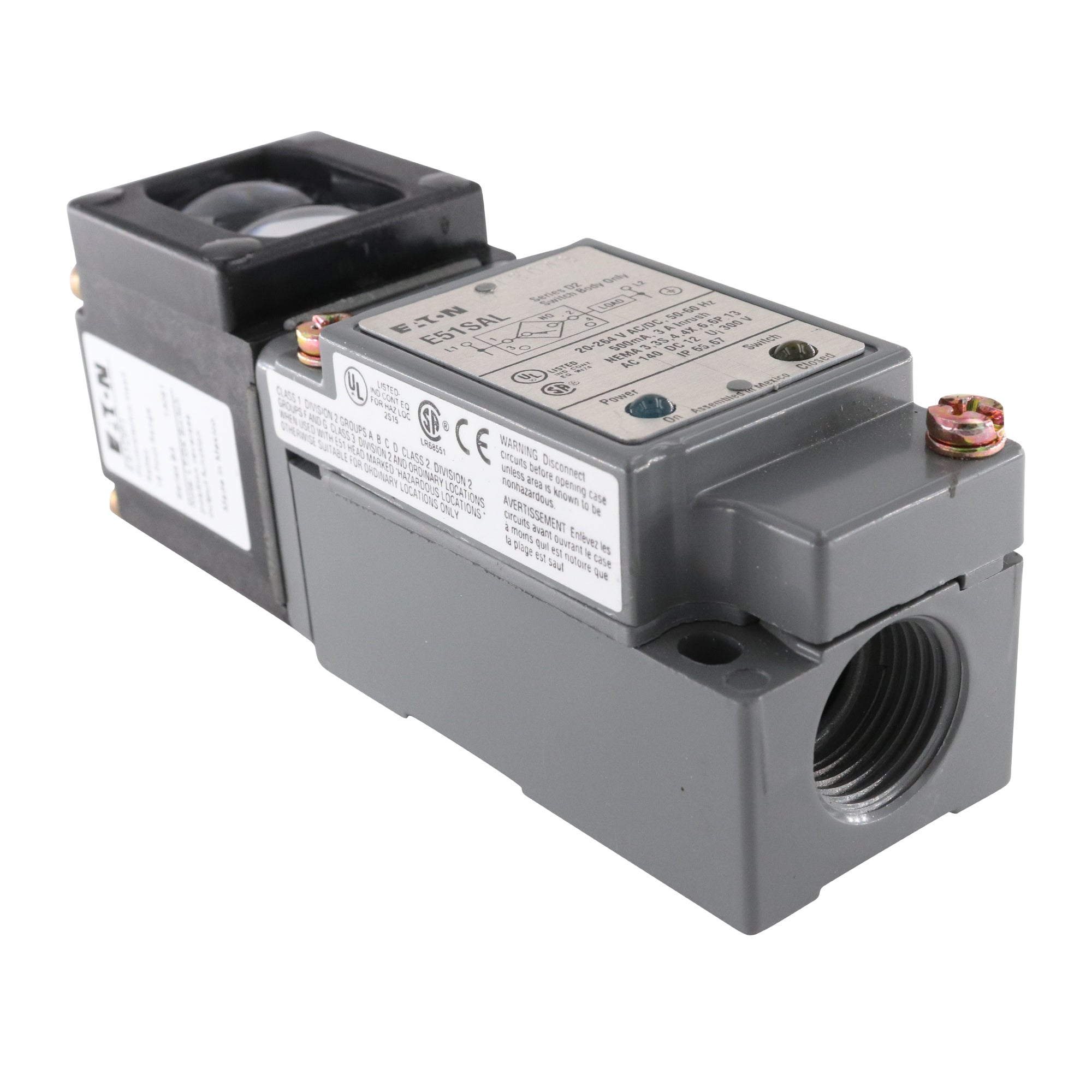 EATON E51ALP1 COMPOSITE PHOTOELECTRIC LIMIT SWITCH SENSOR, E51 SERIES ...