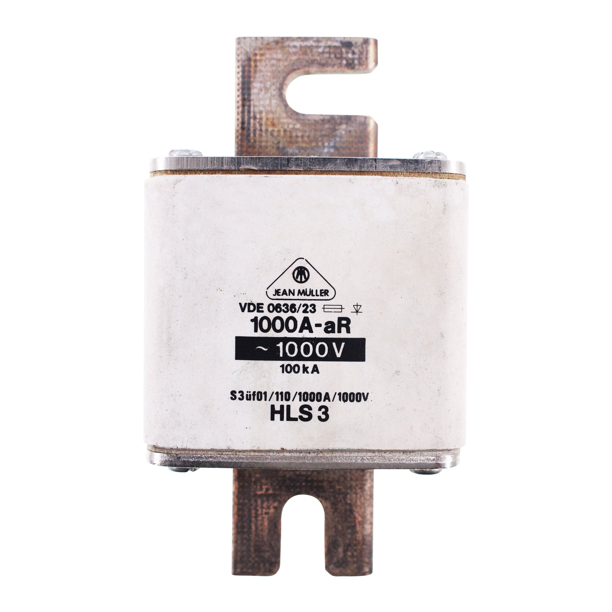 JEAN MULLER HLS-3 SEMICONDUCTOR BLADE FUSE, VDE0636/23, 1000V~, 100-KA –  Toomanyamps