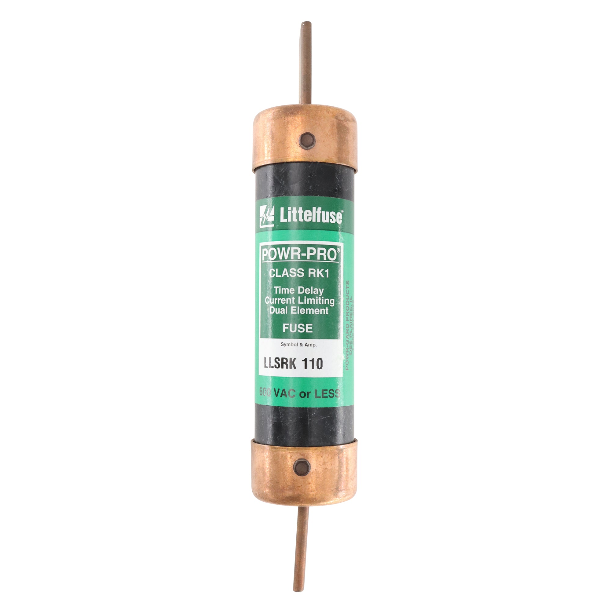 LITTELFUSE LLSRK-110 TIME-DELAY FUSE, CLASS RK1, 600-VOLT, 110-AMP