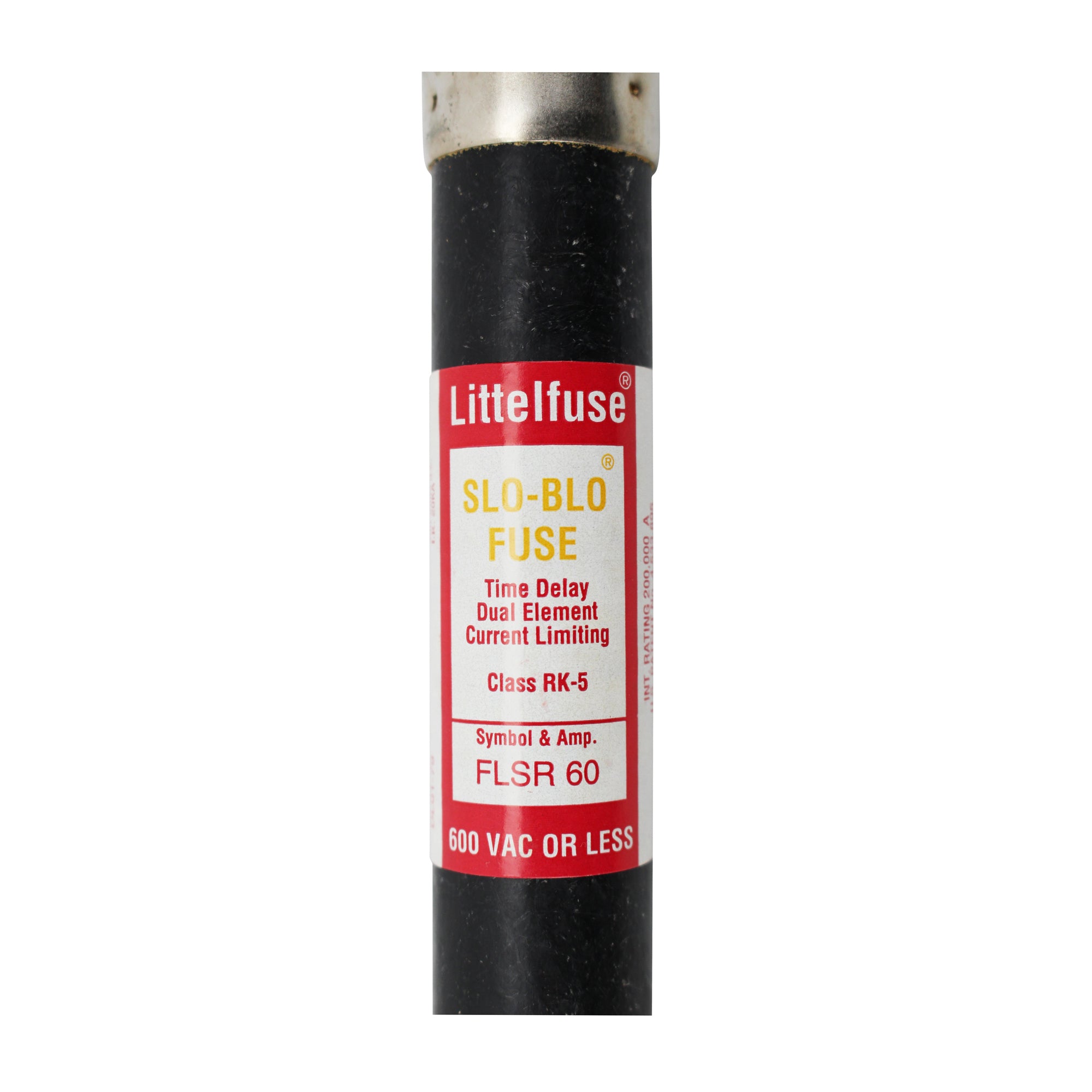 LITTELFUSE FLSR-60 DUAL ELEMENT TIME-DELAY CLASS RK5 FUSE, 60A 600VAC/ –  Toomanyamps