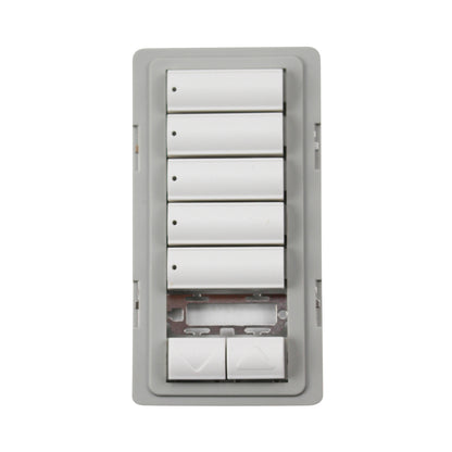 Lutron QSWS2B-5BRLI-WH/GR