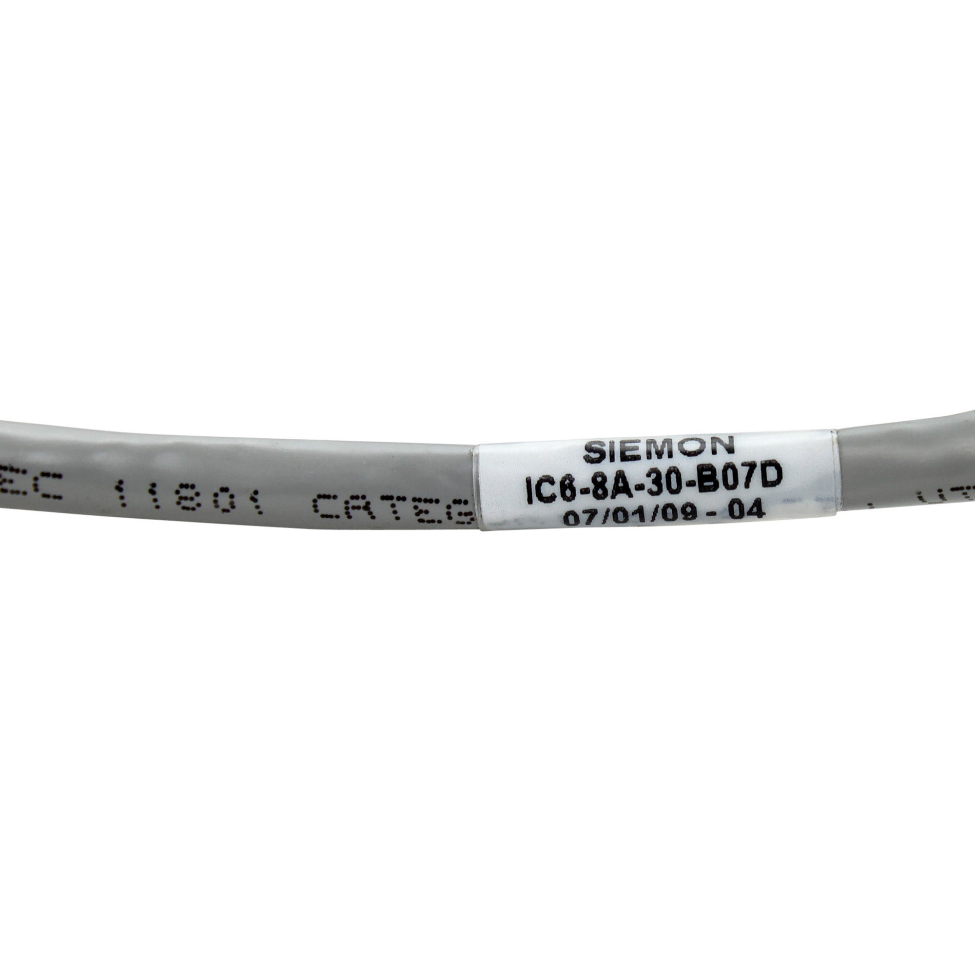 SIEMON IC6-8A-30-B07D CATEGORY 6 CAT6 GRAY PATCH CORD CABLE, GRAY, 30 ...